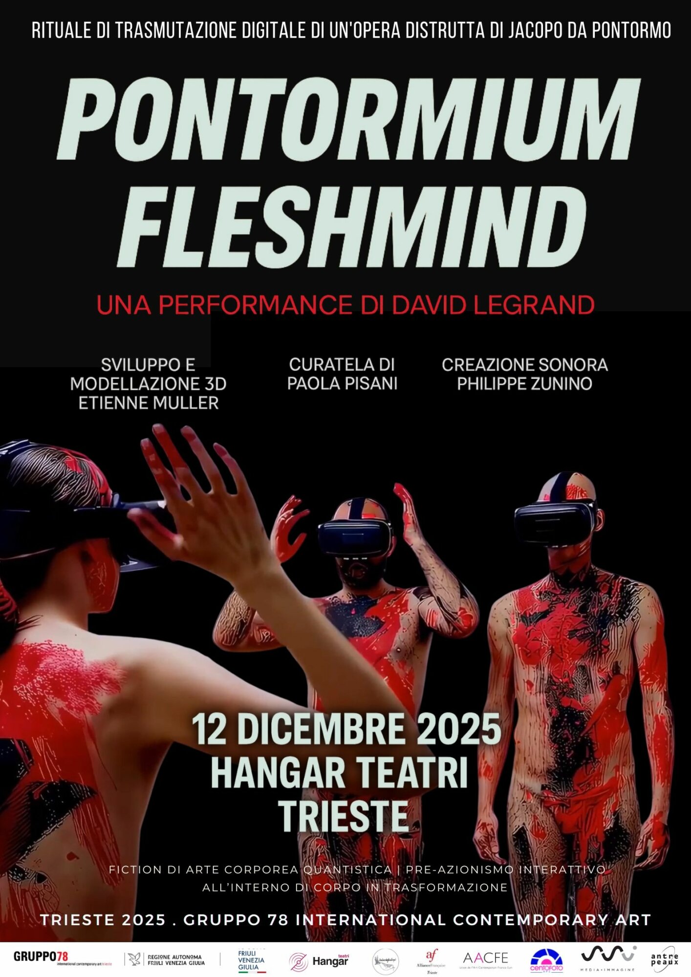 <strong>Affiche de la performance</strong>. <strong><em>Décembre, 2025</em></strong>, Trieste <strong>Affiche de la performance</strong>. <strong><em>Décembre, 2025</em></strong>, Trieste